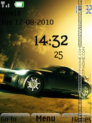 Capture d'écran Nissan Clock thème