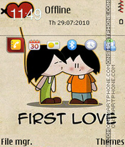 Capture d'écran First Love fp1 thème