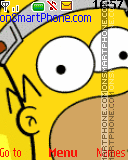 Simpson animated tema screenshot