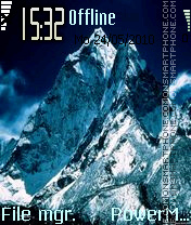 Capture d'écran Mt Everest thème