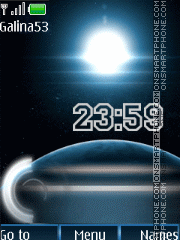Cosmos clock anim Theme-Screenshot