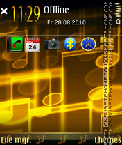 Music(v2) tema screenshot