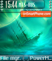 Pirate Ships theme screenshot