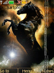 Black horses tema screenshot