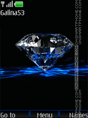 Скриншот темы Diamond animation