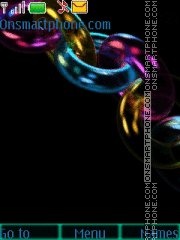 Colorful Neon Chain theme screenshot