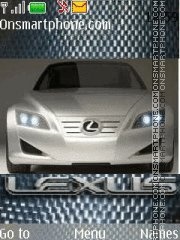 Capture d'écran Lexus LF thème