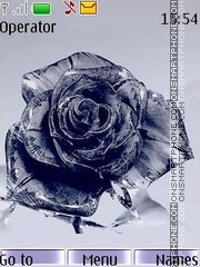 Скриншот темы Black roses