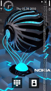 Скриншот темы Nokia Future