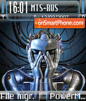Capture d'écran Cybernetic thème