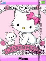 Pink Kitty 03 theme screenshot