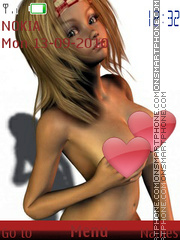 3Dgirl theme screenshot