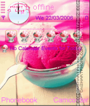Capture d'écran Ice cream thème