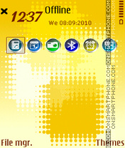 Скриншот темы Yellowcubes fp1