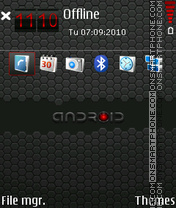 Android s60v3 theme screenshot