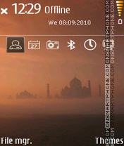Capture d'écran Taj 01 thème