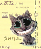 Скриншот темы Smile cat 02