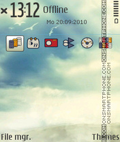 The Cloud theme screenshot