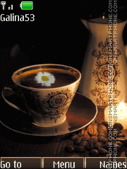 Coffee and chamomile Anim theme screenshot