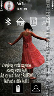 Rain Rain tema screenshot