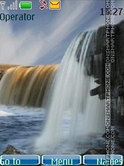 Capture d'écran Waterfalls thème