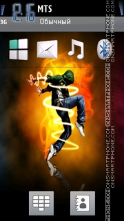 Dance With Tone 01 tema screenshot