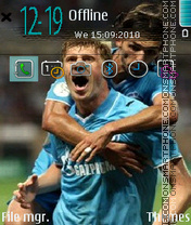 Capture d'écran Zenit 2007 thème