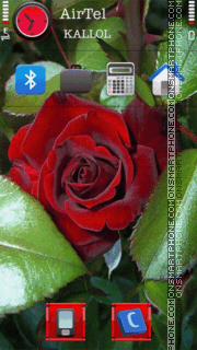 Скриншот темы Black Rose