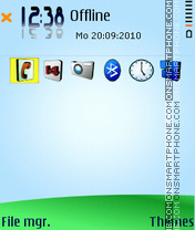 Capture d'écran SKY 07 thème