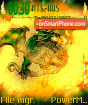 Capture d'écran Dragon thème