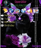 Black cat tema screenshot