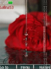 Rose on the water anim theme screenshot
