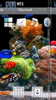 Capture d'écran Aquarium thème