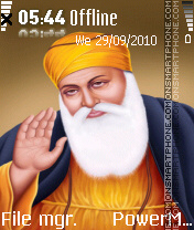 Guru nanak ji es el tema de pantalla