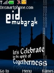 Скриншот темы Eid Mubarak Clebrton