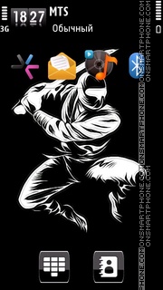 Ninja 02 theme screenshot