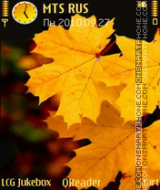 Capture d'écran Leaves thème