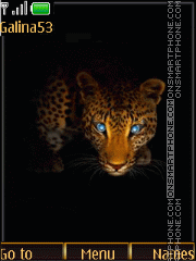 Capture d'écran Leopard animation thème