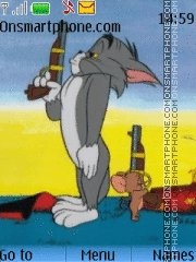 Скриншот темы Tom And Jerry Gun
