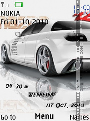 Mazda Rx8 Clock tema screenshot