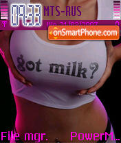 Got Milk es el tema de pantalla