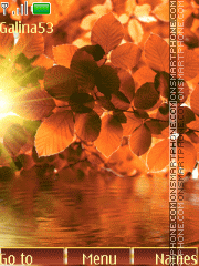 Autumn animation tema screenshot