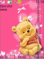 Capture d'écran Cutie Pooh thème