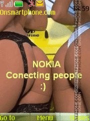 Nokia Connecting people 03 es el tema de pantalla