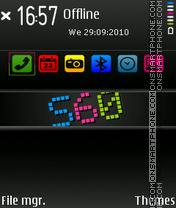 Скриншот темы Nokia s60 01