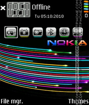 Abstract Nokia 03 theme screenshot