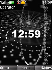 Animated Swf Clock theme screenshot