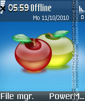 Crystal Apple theme screenshot