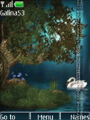 Скриншот темы Fairy tale Park anim