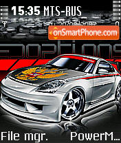 Theme Racing tema screenshot